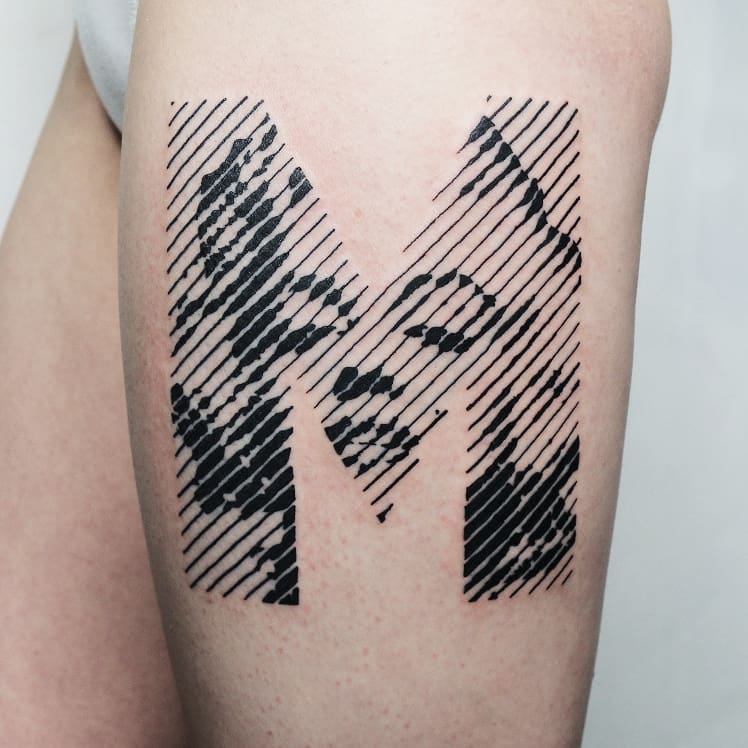 Tatuaż realistyczny Marilyn – portret – Patryk – Terra Tattoo Kraków