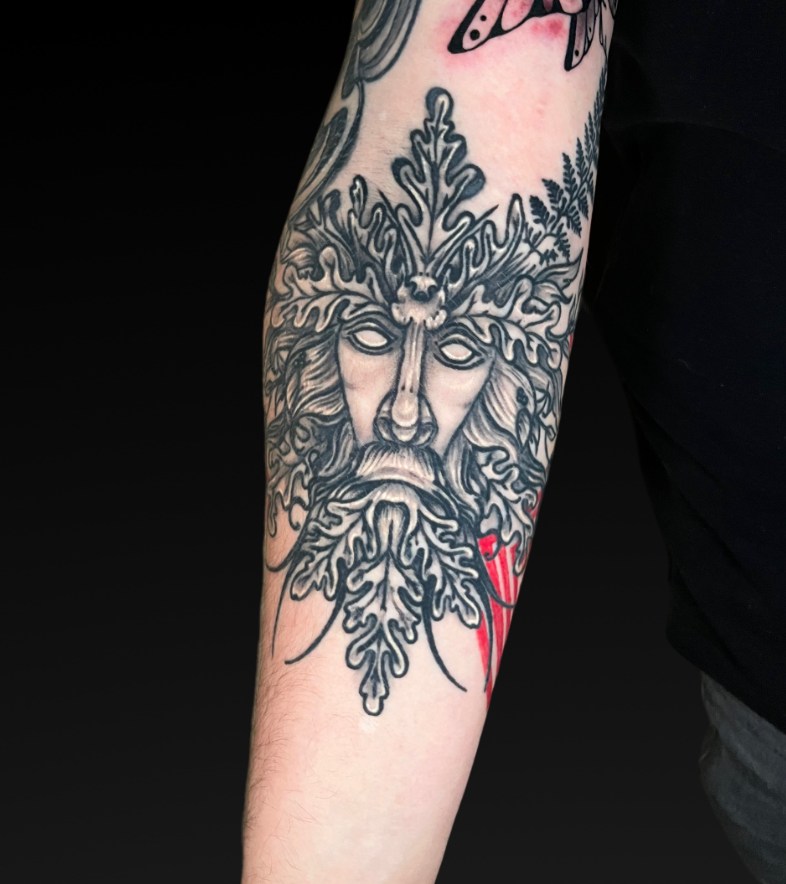 Tatuaż słowiański leszy – Patryk – Terra Tattoo Kraków